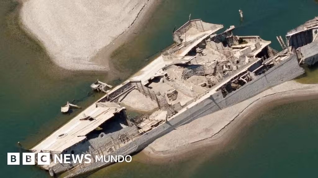 La sequía extrema en Europa dejó al descubierto barcos nazis, municiones y restos de mamut