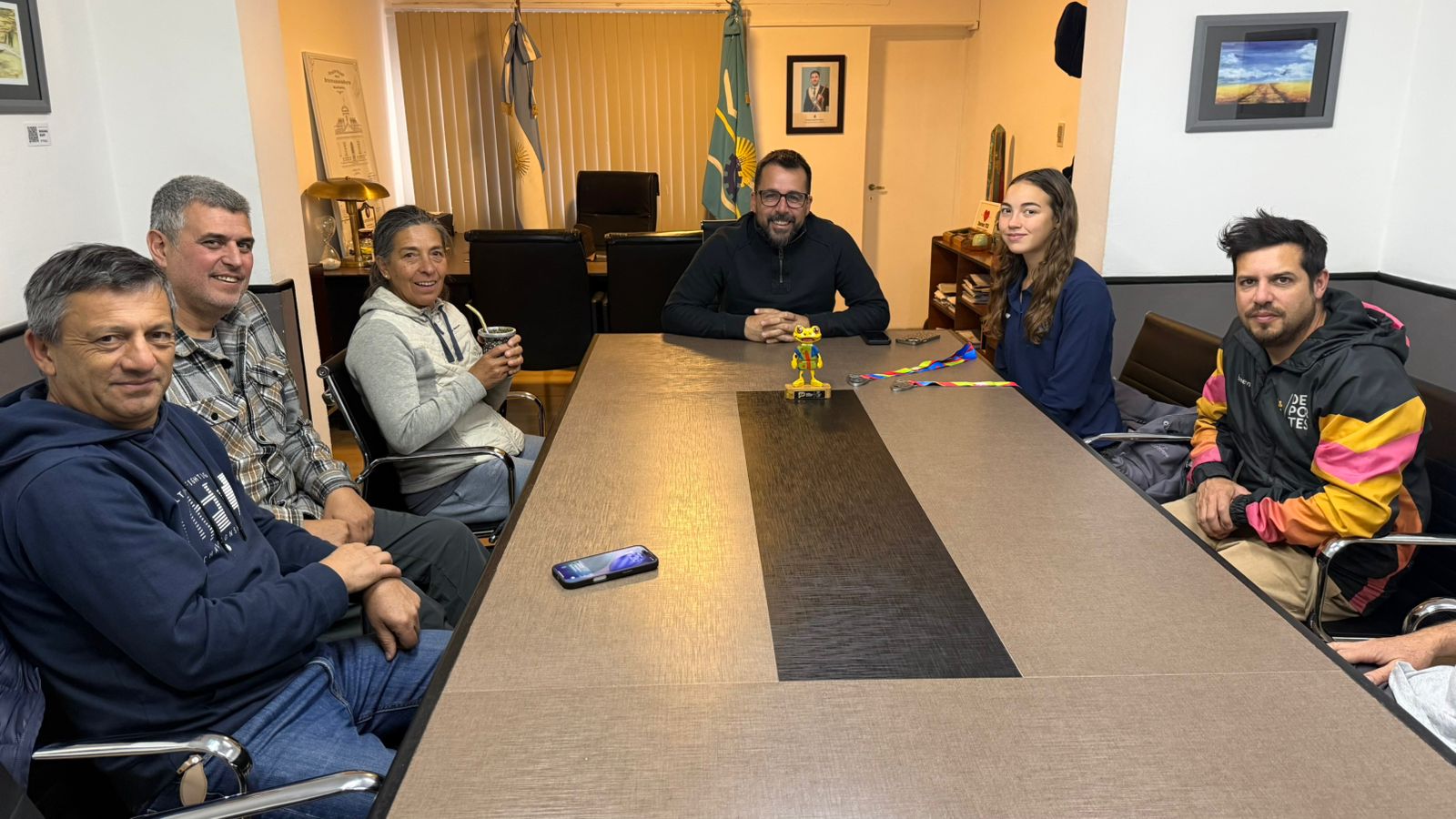 Taccetta recibió a Olivia Conesa tras su gran actuación internacional en Panamá