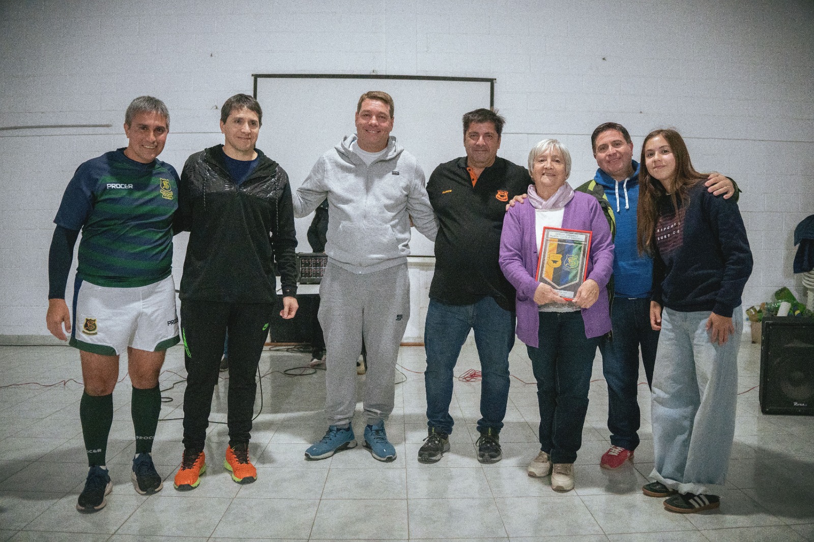 Rawson homenajeó a Ramón “Lenteja” Figueroa en el Club Bigornia